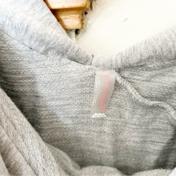 Free People Movement Heather Grey Love Spell Off The Shoulder One Piece Size L - Picture 5 of 10